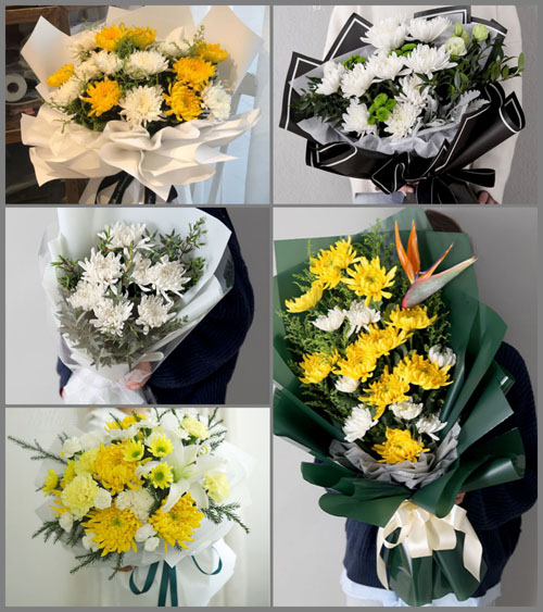 广东肇庆市广宁县宾亨镇白事花束代送